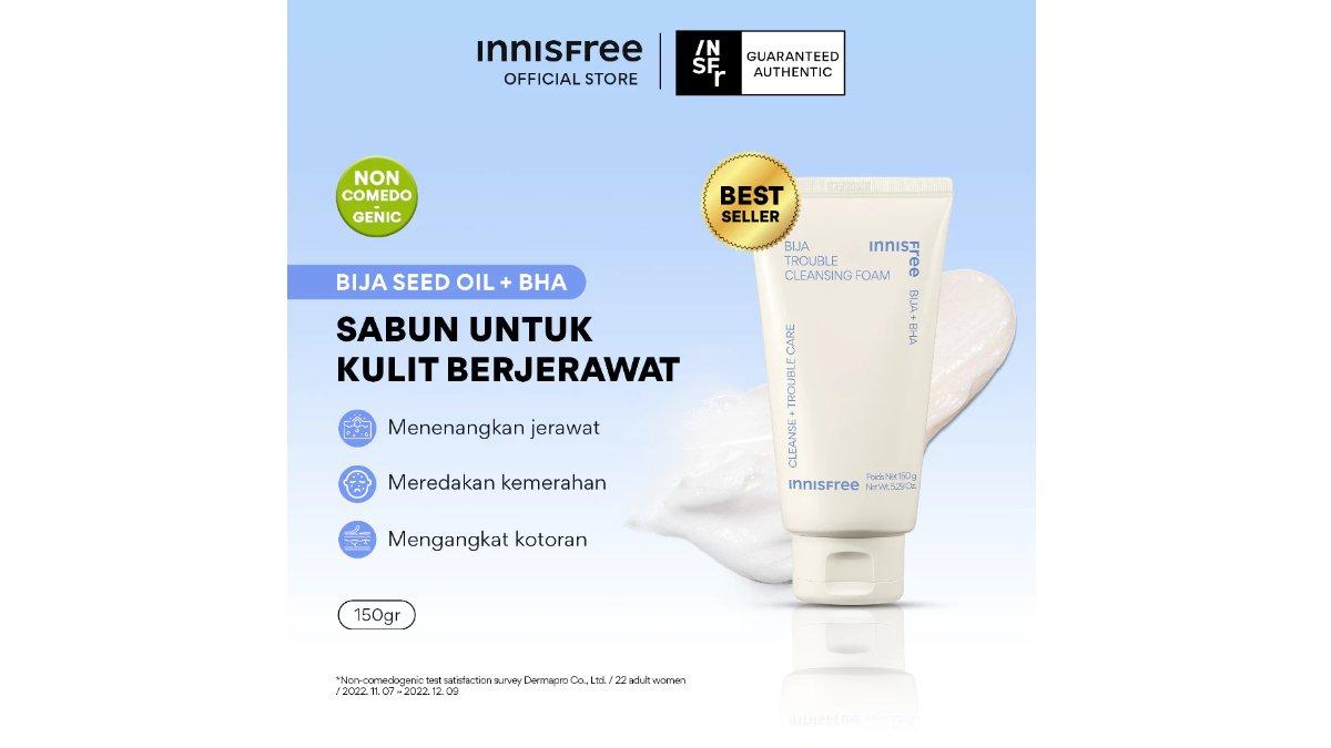 Innisfree Bija Trouble Cleansing Foam