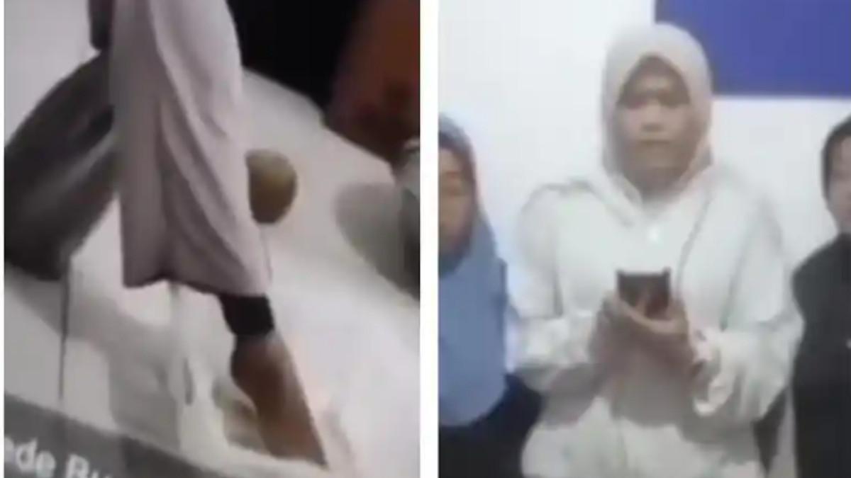 SPPG VIRAL - Video seorang petugas SPPG menginjak buah melon sambil tertawa