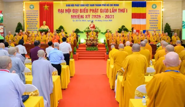 Đại hội Phật giáo TP.HCM suy cử 105 thành viên Ban Trị sự nhiệm kỳ mới - Ảnh 1. Phật giáo - Ảnh 1.