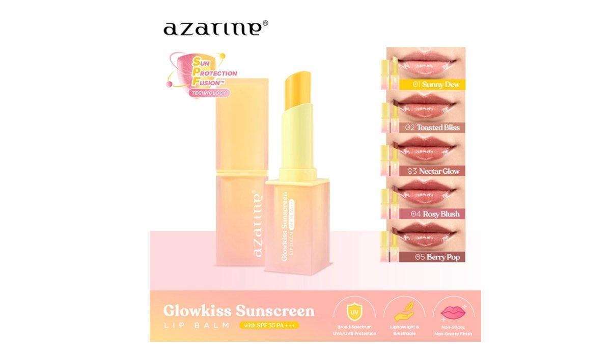 Azarine Glowkiss Sunscreen Lip Balm with SPF 35 PA +++