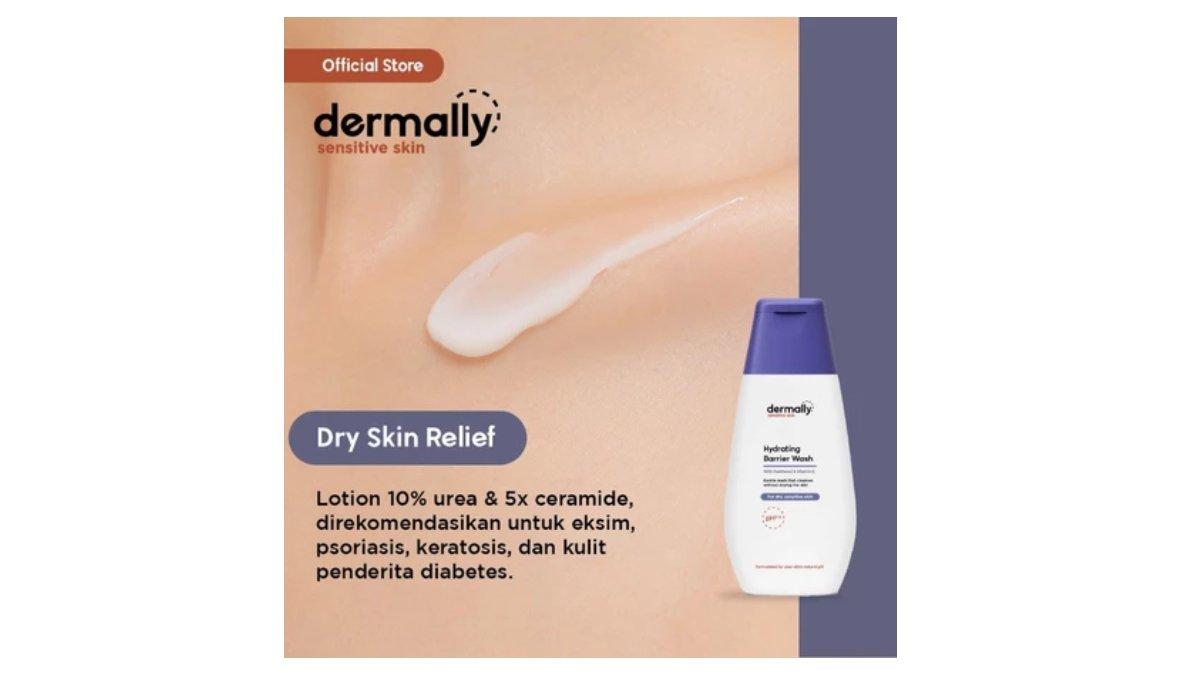Ilustrasi Dermally Intensive Barrier Repair Lotion untuk kulit sangat kering dan eksim