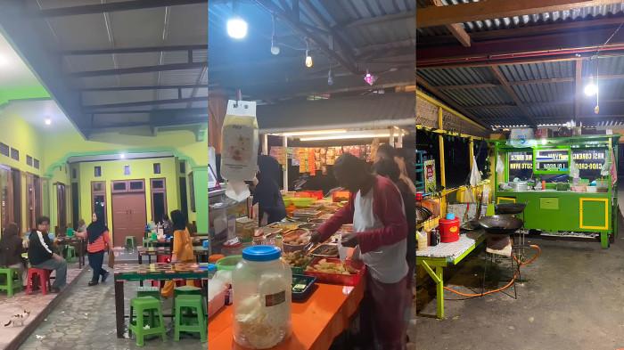 KOLASI -- Tiga tempat makan di Kota Gorontalo dengan porsi jumbo, ada mie ayam hingga nasi kucing dan lalapan pedas.