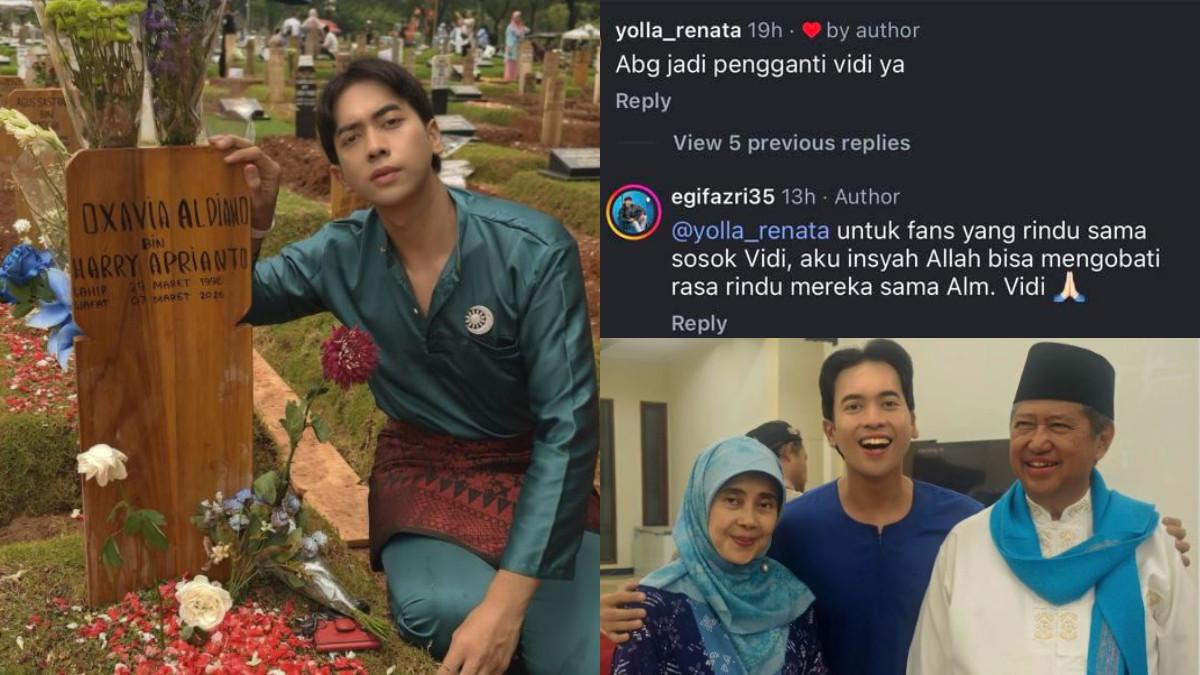 Egi Fazri disebut-sebut semakin sering menampilkan gaya yang menyerupai Vidi Aldiano.