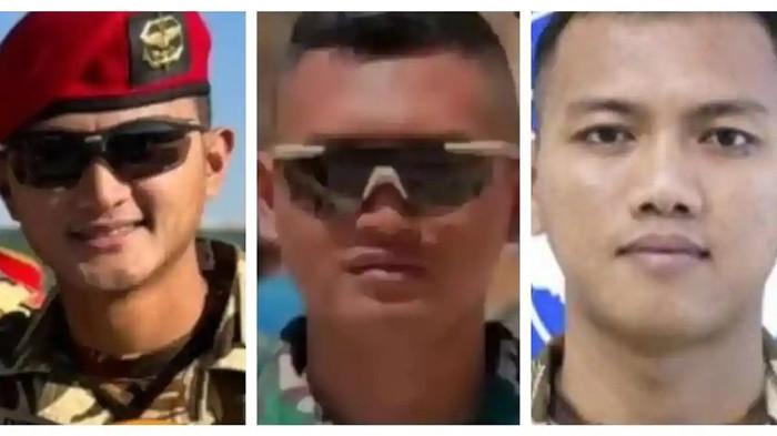 GUGUR DI LEBANON - Tiga prajurit TNI yang gugur saat bertugas di Lebanon yaitu (kiri ke kanan) Kapten Inf Zulmi Aditya Iskandar, Sertu Muhammad Nur Ikhwan, dan Praka Farizal Rhomadhon. Jenazah tiga prajurit yang tergabung dalam misi perdamaian PBB untuk Lebanon (UNIFIL) ini akan tiba di Indonesia pada Sabtu (4/4/2026) sore.