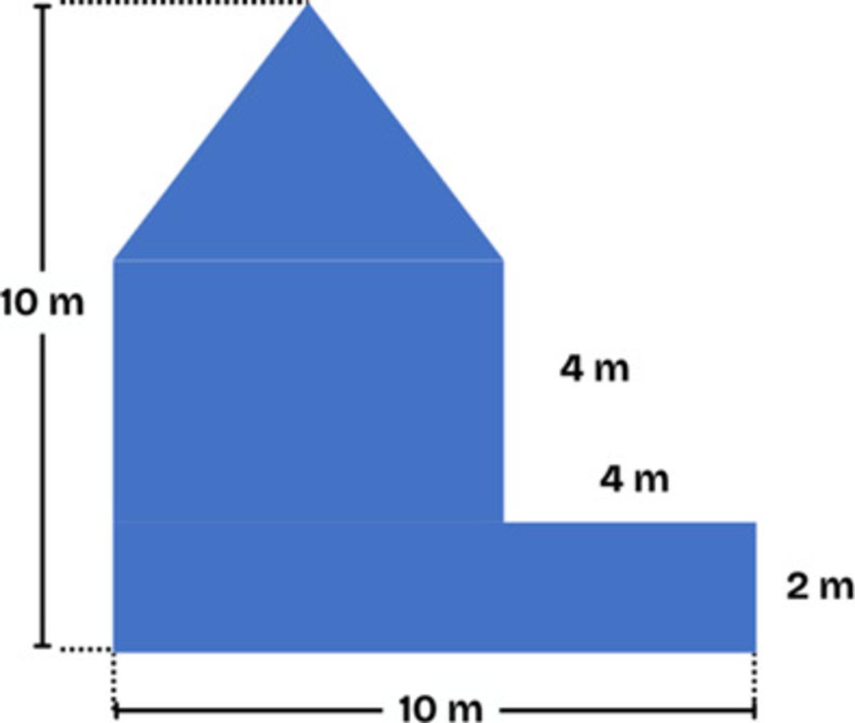 design rumah Pak DOni pada soal tka SMP matematika 2026