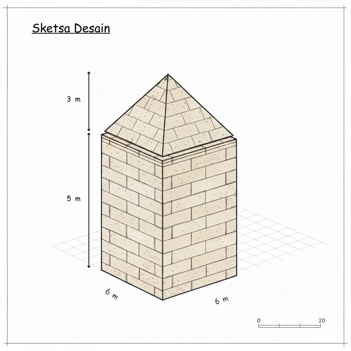 gambar denah soal tka matematika SMP 2026