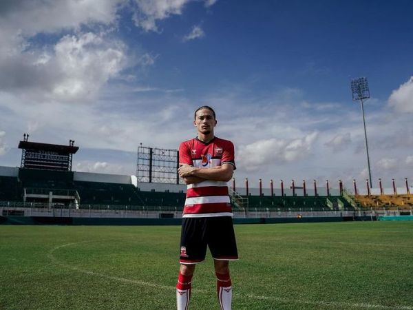 Gelandang Madura United, Jordy Wehrmann.