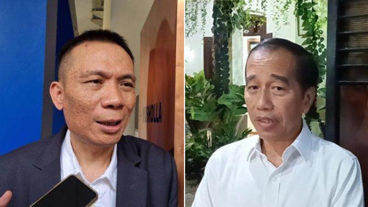 RISMON SIANIPAR - Ahli digital forensik Rismon Sianipar. Presiden RI ke-7 Joko Widodo saat ditemui di kediamannya di Kelurahan Sumber Kecamatan Banjarsari Kota Solo, Jumat (27/12/2024).