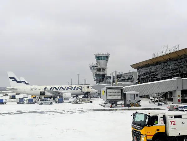 Helsinki airport, Finnairs home hub. Photo: Author
