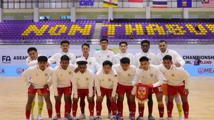 Tim Nasional Futsal Indonesia dalam ajang ASEAN Futsal Championship 2026. Pertandingan penuh gengsi akan digelar di Nonthaburi Hall, Thailand.
