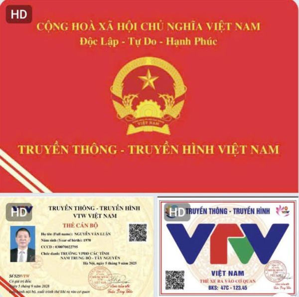Cảnh báo thẻ nhái logo đài truyền hình - Ảnh 1. VTV - Ảnh 1.