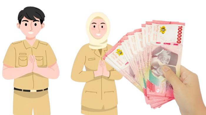 GAJI ASN- Ilustrasi gaji PNS tahun 2025 yang dipastikan tidak naik.