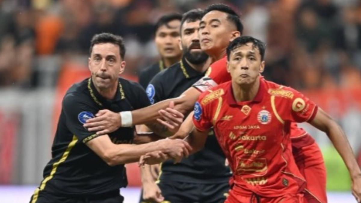 AKSI LAGA - Persija Jakarta vs Borneo FC di pekan ke-24 yang berlangsung di Jakarta International Stadium pada Selasa (3/3/2026).