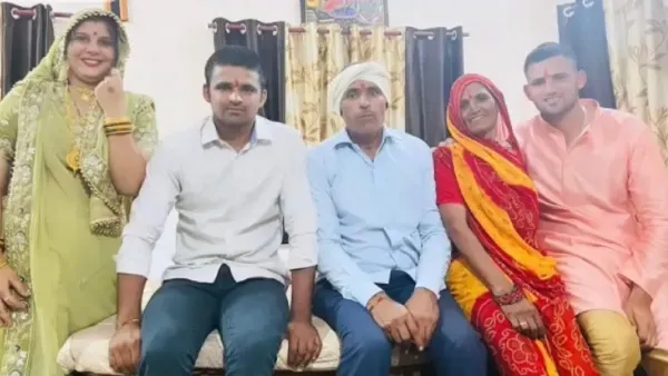 Ashok Sharma with his family. (Picture by special arrangement)
