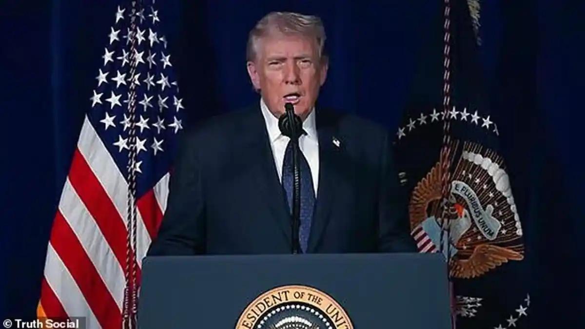 5 TUJUAN PERANG - Presiden Amerika Serikat, Donald Trump, mengunggah pidato terbarunya di media sosial Truth Social yang berisi pernyataan tegas terkait serangan militer terhadap Iran.