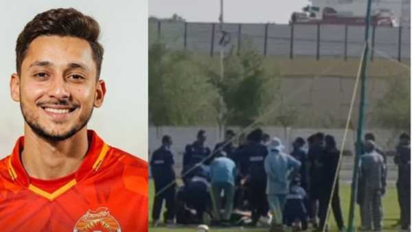 PSL 2026: Ball hits Pakistani player's head, he faints in the middle of the field