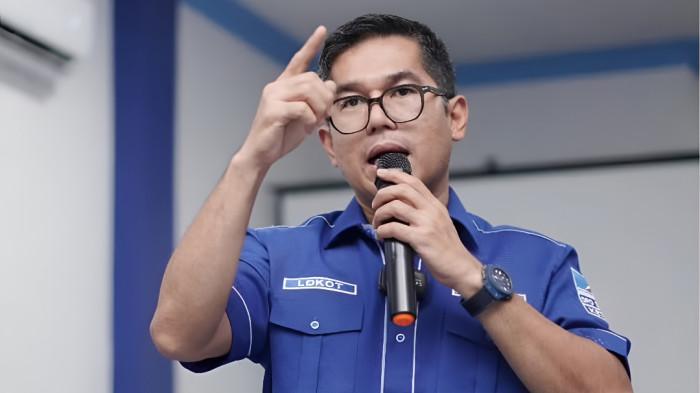 ISU KORUPSI- Muhammad Lokot Nasution, Ketua DPD Partai Demokrat namanya terseret dalam isu korupsi di lingkungan DJKA yang sedang disidangkan di PN Medan.