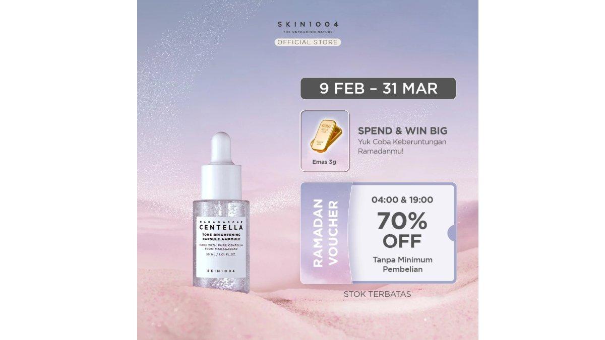 SKIN1004 Madagascar Centella Tone Brightening Capsule Ampoule