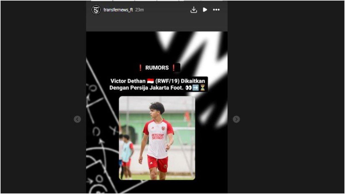 Winger kanan PSM Makassar, Victor Dethan masuk lis belanja Persija Jakarta.