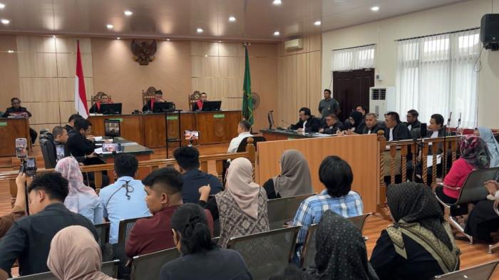 Sidang lanjutan kasus korupsi Abdul Wahid dengan agenda pembacaan tanggapan dari JPU KPK atas perlawanan, Rabu (8/4/2026)