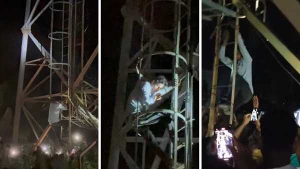 'I will make my sister-in-law my bride...', brother-in-law climbed the tower, kept reciting this refrain for hours, police had to be called