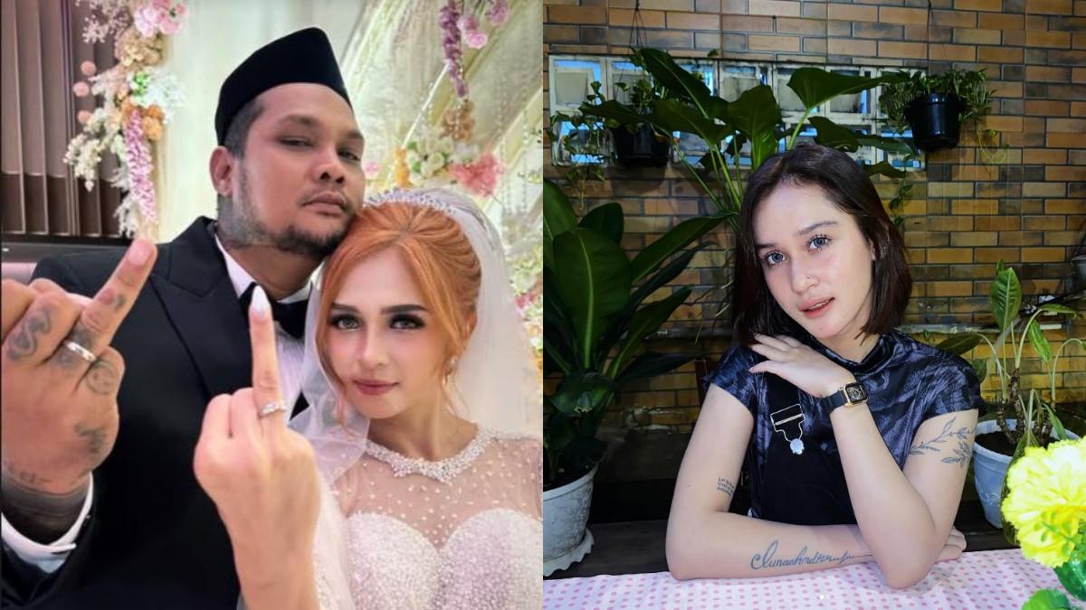 REAKSI MANTAN - Luna Alhamdy Putri mantan pacar Virgoun sempat menuding Lindi Fitriyana hamil duluan. Kini beredar potret perut besar istri Virgoun setelah sebulan menikah.