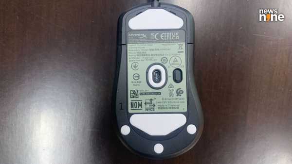 The mouse glides smoothly and effortlessly across most surfaces. (Image Credit: Aditya Madanapalle/News9). 