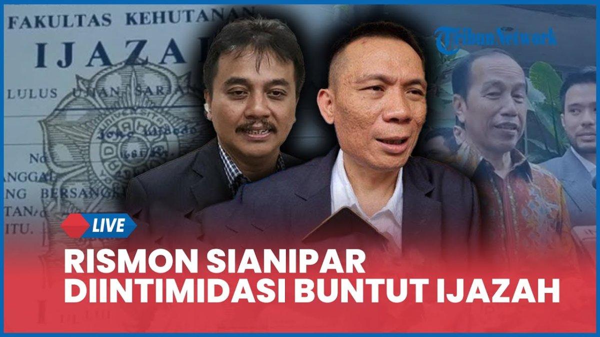 POLEMIK IJAZAH JOKOWI - Capture YouTube Tribun Jateng menampilkan Rismon Sianipar. Riwayat pendidikan Rismon Sianipar di Jepang dikuliti, ini hasil temuannya
