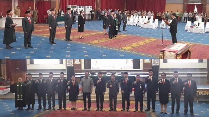 DILANTIK: Sebanyak 8 pejabat tinggi pratama dilantik Wali Kota Manado Andrei Angouw, Kamis (4/9/2025). Pelantikan tersebut digelar di aula kantor Wali Kota Manado di Kelurahan Tikala Ares, Kecamatan Tikala, Manado, Provinsi Sulut.