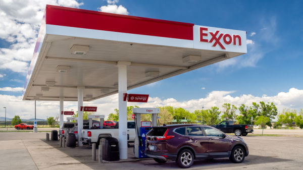 Gas station in America