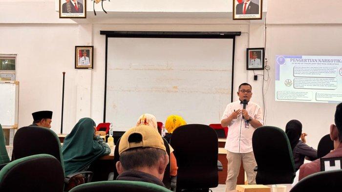 P4GN - BNN Kabupaten Nunukan menggelar kegiatan P4GN guna meningkatkan peran masyarakat dalam mencegah penyalahgunaan dan peredaran narkoba, Kamis (9/4/2026). (TribunKaltara.com/Fatimah Majid).