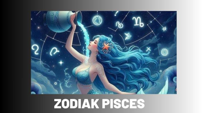 Ilustrasi Zodiak Pisces mxnv ndfn