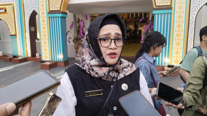 PERTUMBUHAN EKONOMI - Sekretaris Daerah (Sekda) DIY, Ni Made Dwipanti Indrayanti  memberikan penjelasan terkait dengan pertumbuhan ekonomi DIY saat ditemui di Stasiun Yogyakarta, Rabu (8/4/2026).