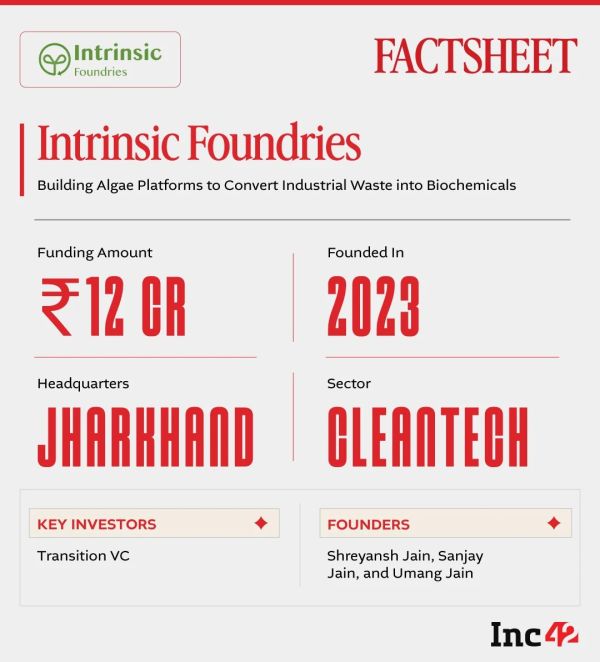 With India’s CCUS market still in its infancy, can Intrinsic Foundries help industries decarbonise with the help of algae? 