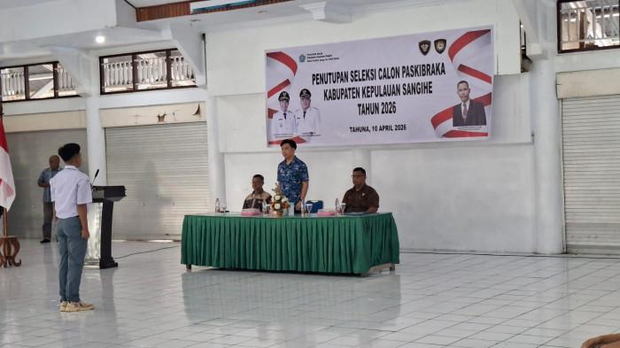 Seleksi Calon Paskibraka Kabupaten Sangihe tahun 2026 resmi ditutup