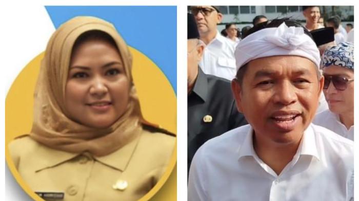 PRESTASI KEPALA SAMSAT (Kolase foto) - (Kiri foto) Prestasi Ida Hamidah, diketahui menjabat sebagai Kepala Pusat Pengelolaan Pendapatan Daerah Wilayah (P3DW) Kota Bandung III Soekarno Hatta atau Samsat Soetta di lingkungan Bapenda Jawa Barat dan (kanan foto) Gubernur Jawa Barat Dedi Mulyadi menonaktifkan sosok Kepala Samsat Soekarno-Hatta, Ida Hamidah.