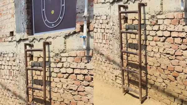 Viral Video: A man built a house for himself in a special way, you will definitely be stunned to see the stairs