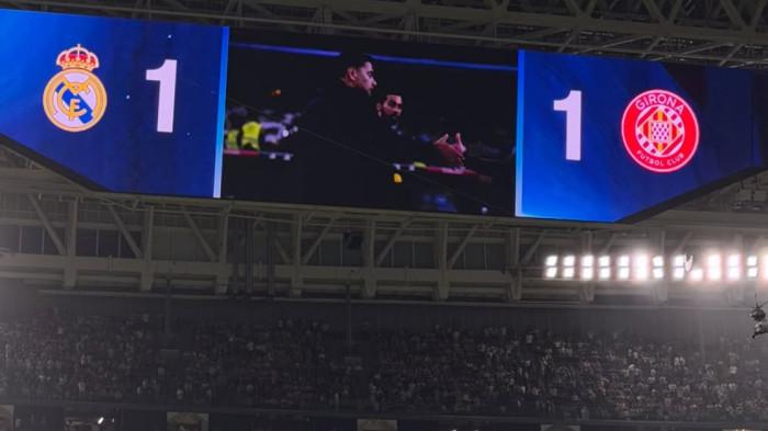 MADRID VS GIRONA - Real Madrid imbang 1-1 lawan Girona di Liga Spanyol 2025/2026 pada Sabtu (11/4/2026) dini hari WIB di Santiago Bernabeu.