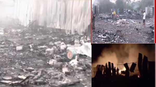 Mira Bhayandar Fire : मिरा-भाईंदरमध्ये सिलेंडर स्फोटांमुळे भीषण अग्नितांडव; तिघांचा मृत्यू, 50 झोपड्या खाक