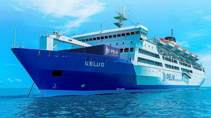 KAPAL KELUD - Tangkapan layar yang dirilis akun Facebook @Pelni162 (25/10/2024) terlihat Kapal Kelud berlayar di lautan