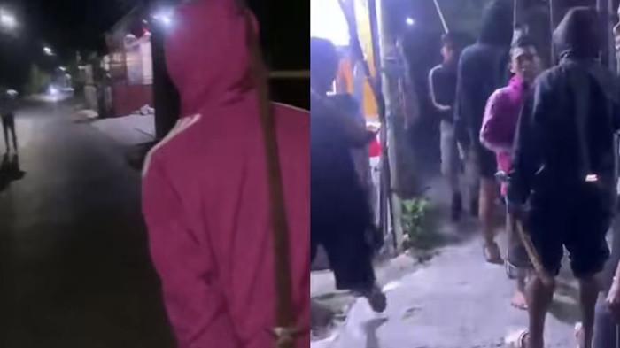Tawuran remaja bersamurai di Bjm