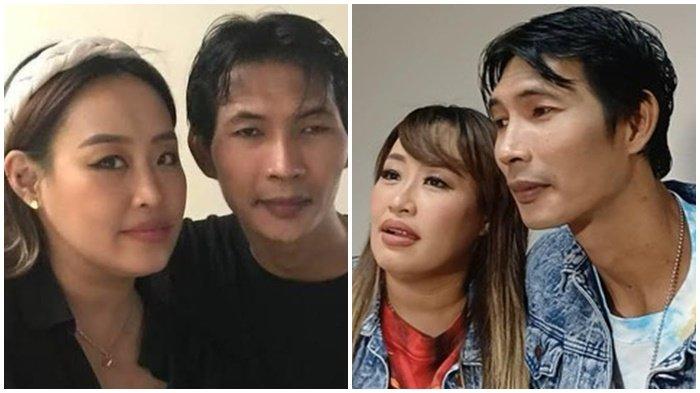 (Kiri-kanan) Potret kebersamaan Pinkan Mambo dan Arya khan, - Kini baru sebulan cerai, Pinkan Mambo dan Arya Khan mengaku rujuk kembali.