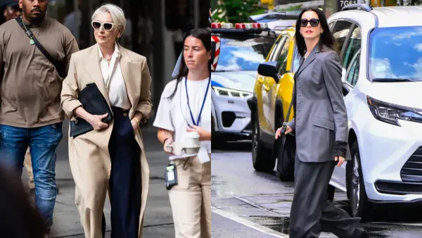 Meryl Streep (L) and Anne Hathaway (R) in Devil Wears Prada 2 (2006)