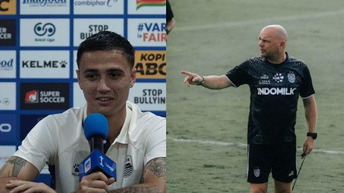 TOLAK TAWARAN - Kolase foto Eliano Reijnders (kiri) dan Johnny Jansen (kanan). Sebelum resmi bergabung dengan Persib Bandung, bintang Timnas Indonesia Eliano Reijnders ternyata sempat menolak tawaran dari Bali United.