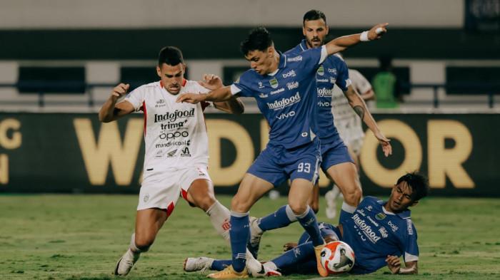 TANDING - Bali United gagal mengamankan poin setelah kalah 3-2 atas tuan rumah Persib Bandung di pekan ke-27 Super League 2025/2026. 