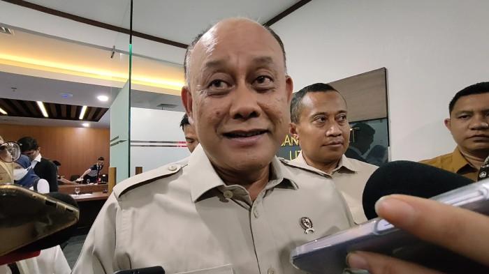 MAKAN BERGIZI GRATIS - Kepala Badan Gizi Nasional (BGN) Dadan Hindayana usai Rapat Terbatas Tata Kelola Penyelenggaraan Program Makan Bergizi Gratis di Kantor Kemenko Pangan, Menteng, Jakarta Pusat, Kamis (2/4/2026). (Tribunnews.com/Lita Febriani).