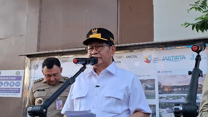 Gubernur DKI Jakarta Pramono Anung di Ancol, Jakarta Utara, Selasa (7/4/2026).