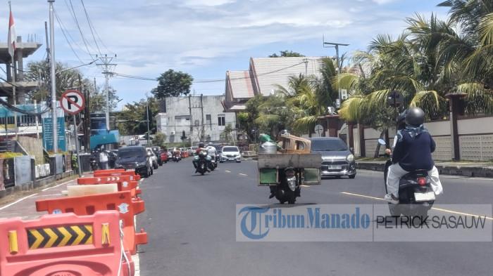Pantauan di Depan Mapolda Sulut, Jl. Bethesda, Kec. Sario, Kota Manado, Sulut