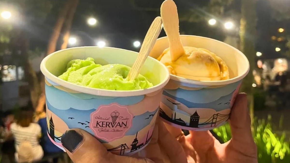 Kervan Gelato, satu gelato enak yang viral di Bandung.