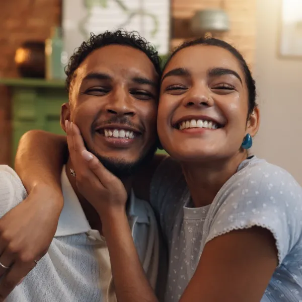 healthy and happy married couple